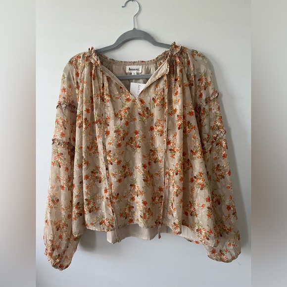 &merci Tops - &Merci Floral Blouse